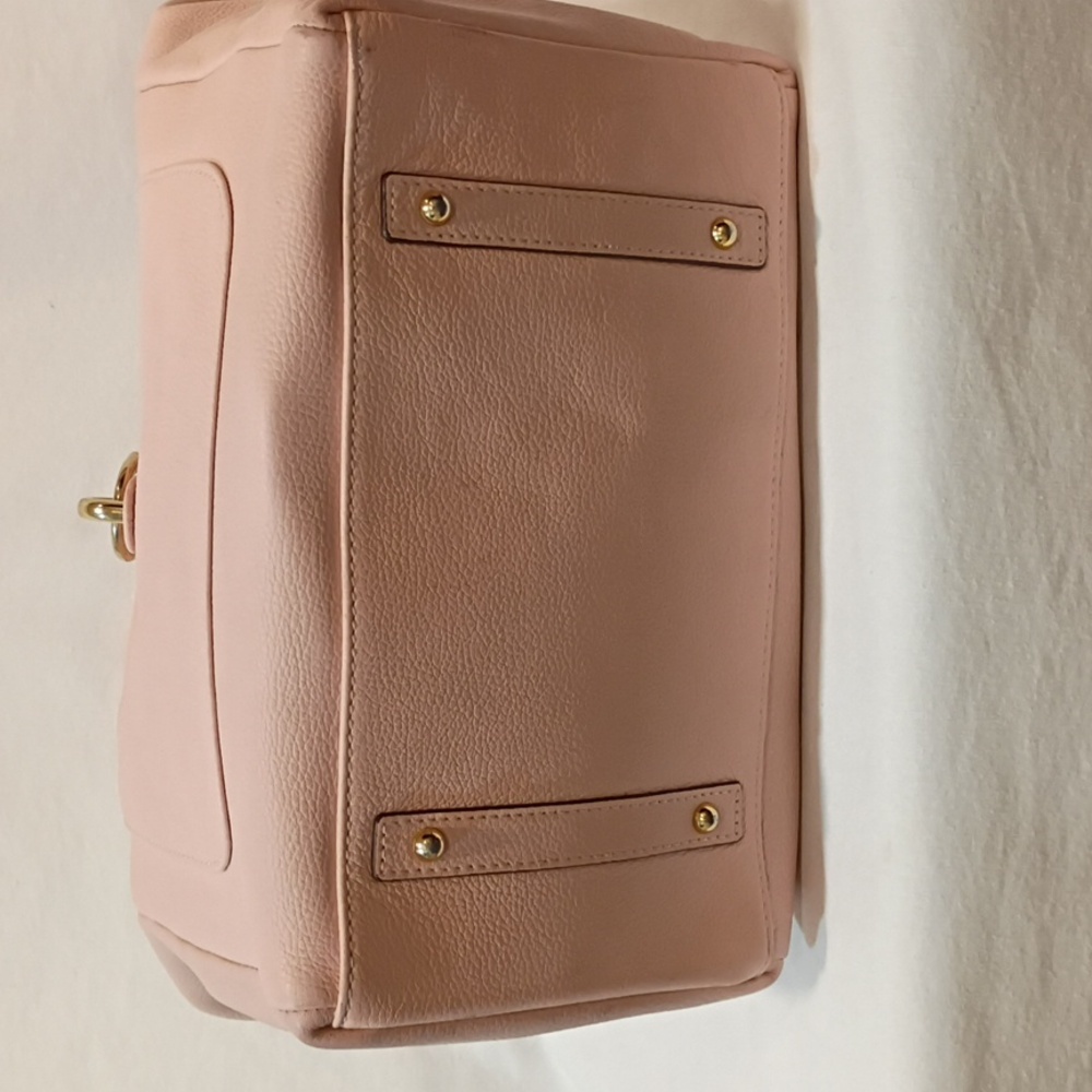 Dooney Bourke Large Logo Lock Shoulder Tote Blush Pink - Picture 8 of 16